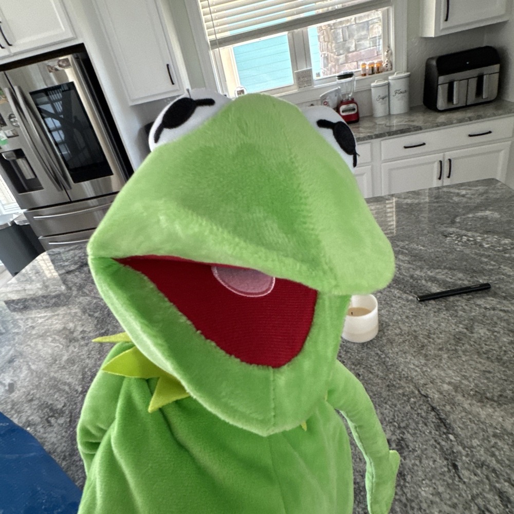 Vintage Kermit The Frog Puppet 24" Disney - Picture 3 of 11